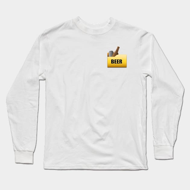 Beer folder Long Sleeve T-Shirt by Lady_M